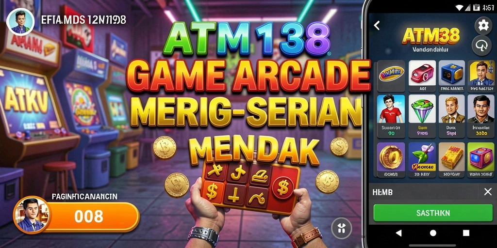 Screenshot gameplay Arcade ATM138 menunjukkan aksi seru dan grafis menarik.
