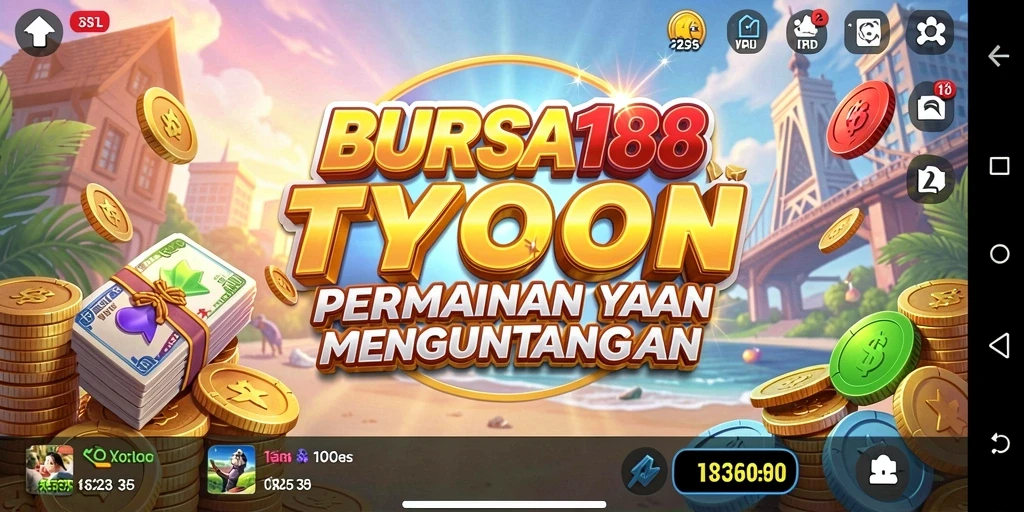 Tampilan gameplay BURSA188 yang menarik dan interaktif.