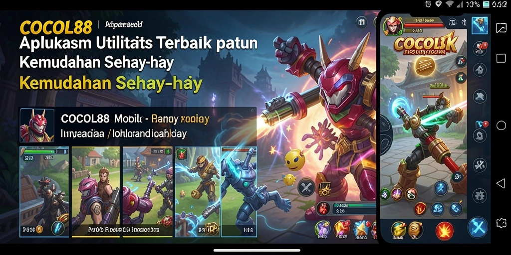 Tampilan screenshot utama COCOL88 yang menunjukkan antarmuka yang user-friendly.