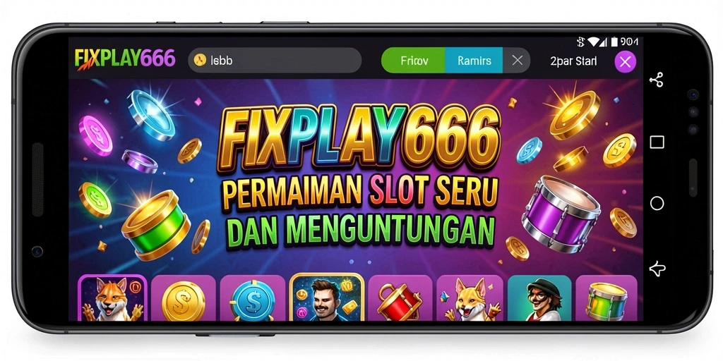 Tampilan main game Slot FIXPLAY666 yang memukau dan penuh warna.