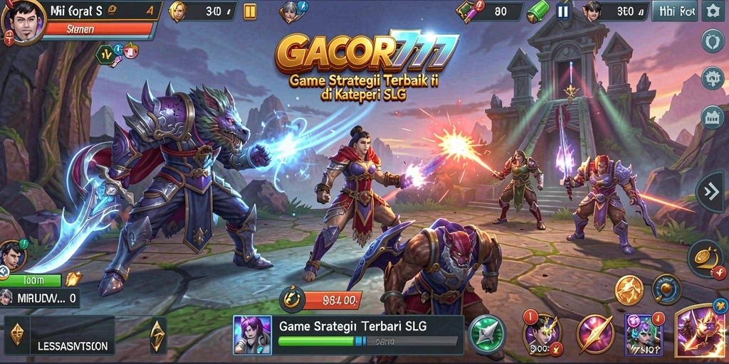 Tampilan gameplay seru GACOR777 dengan aksi SLG yang mendebarkan.