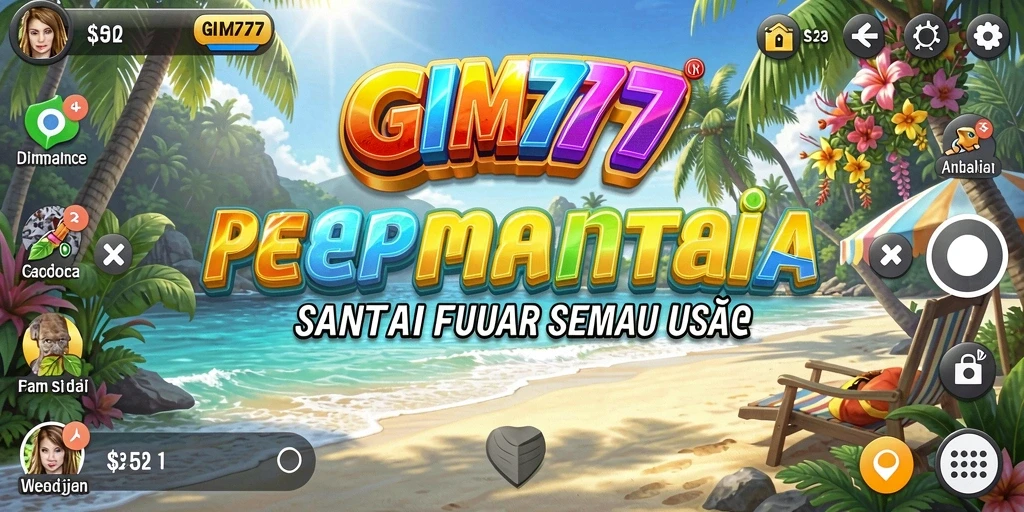 Screenshot GIM777 menunjukkan gameplay santai yang menghibur.