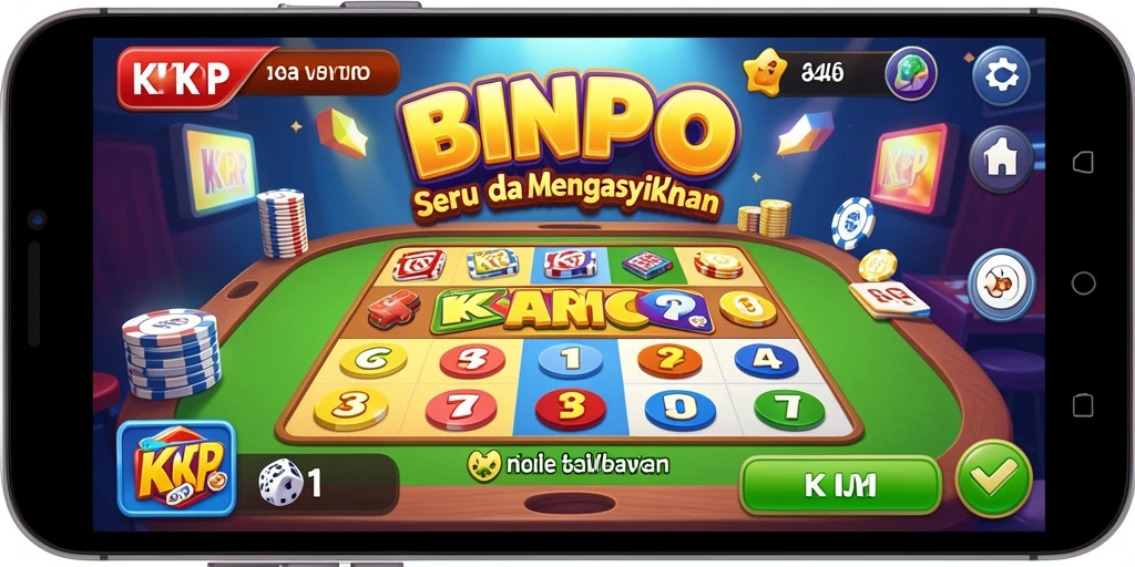 Gameplay seru Bingo yang ditampilkan dalam KKRP.