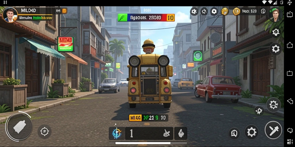 Tampilan gameplay yang imersif dan interaktif dari MILO4D.