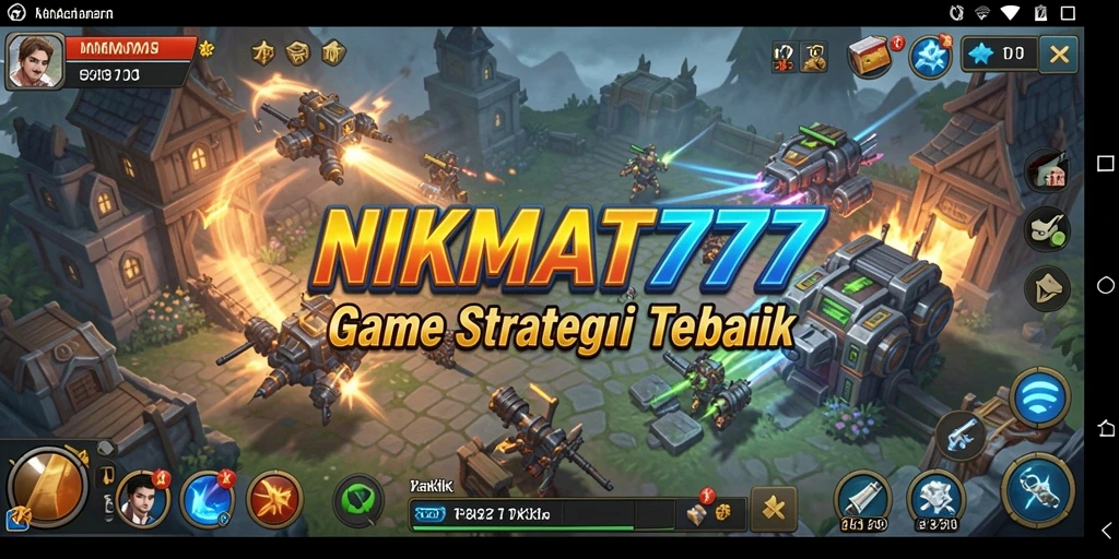 Tampilan menarik dari gameplay NIKMAT777 yang strategis.