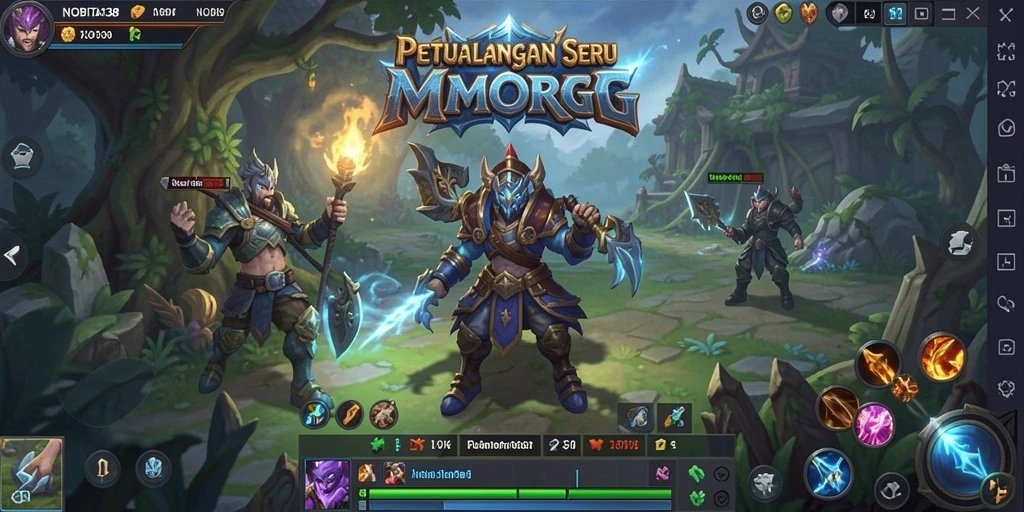 Tampilan gameplay seru dan menantang di NOBITA138.