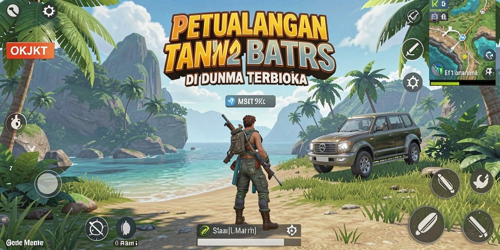 Tampilan permainan Open World yang memukau dan mendebarkan.