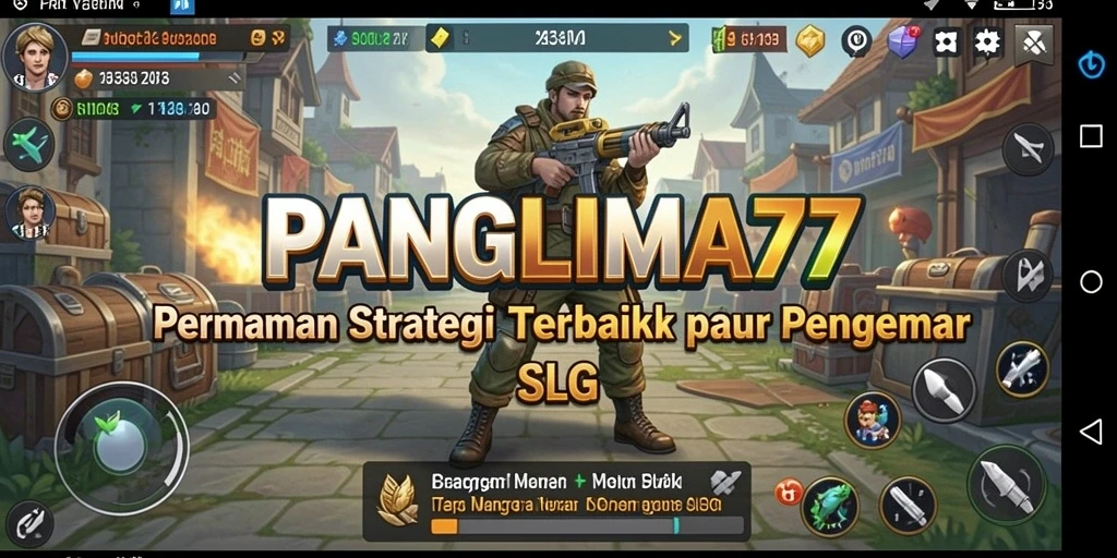 Gameplay seru dan menantang di PANGLIMA77.